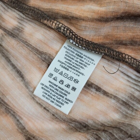 NWT Free People cowl neck camisole high low abstract lace trim halter top blouse - Picture 8 of 9